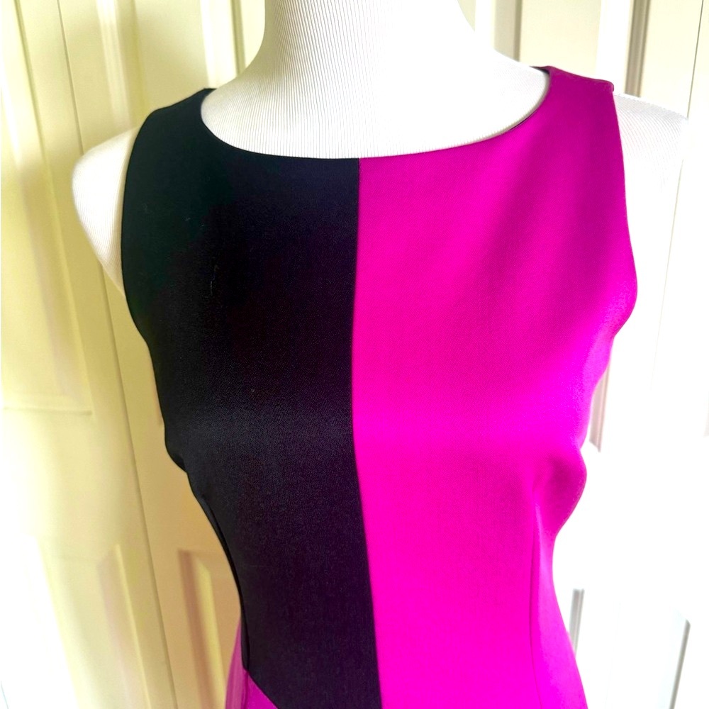 DOLCE &GABBANA Black/Fuchsia Cocktail Dress 8/44 - Picture 3 of 9